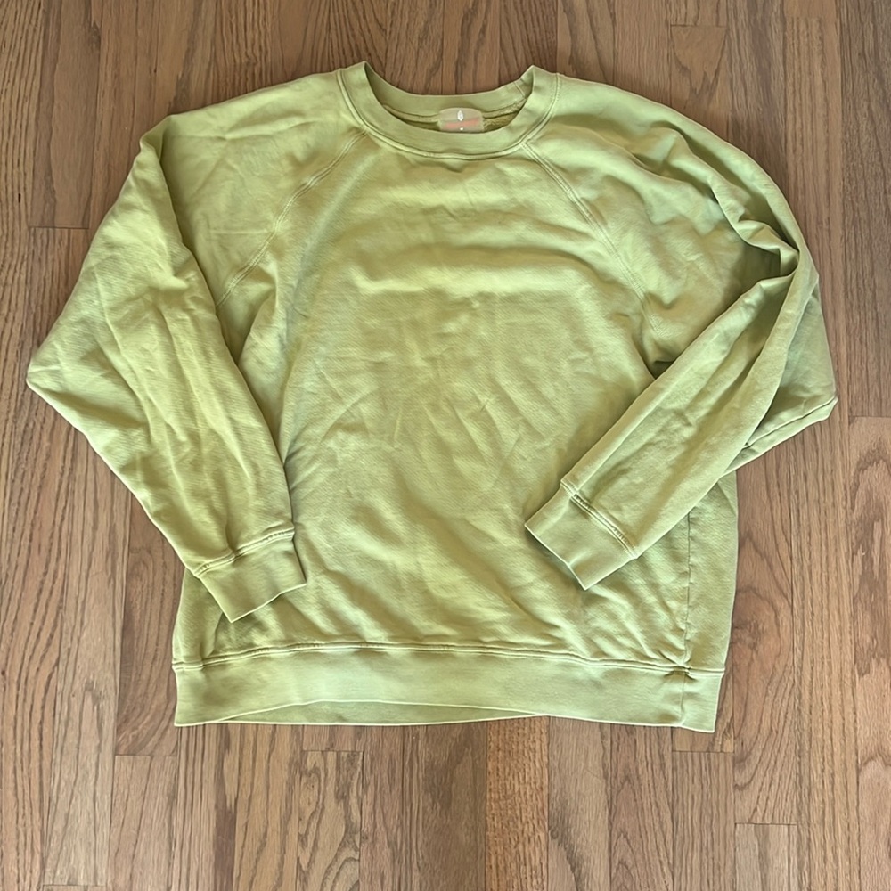 FP Movement by Free People Light Green Crewneck Sweatshirt